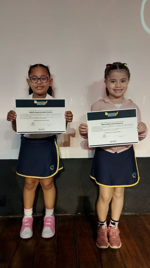 Talentos mirins brilham no IX Concurso de Poesias do Logos